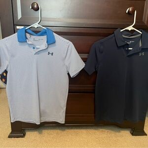Lot of 2- Boys Youth Medium Polo shirts